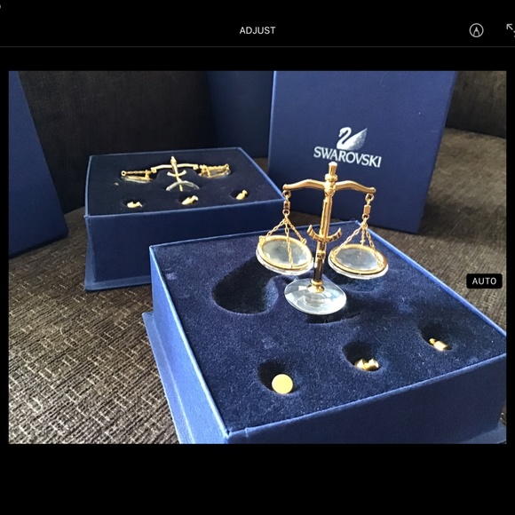 Swarovski Crystal Balance Scales ⚖️ 18K gold plated - Picture 4 of 7
